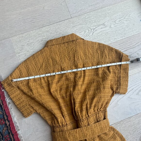 Madewell Tan Button-Front Jumpsuit - Picture 11 of 16